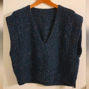 Hand Knit Pullover Vest